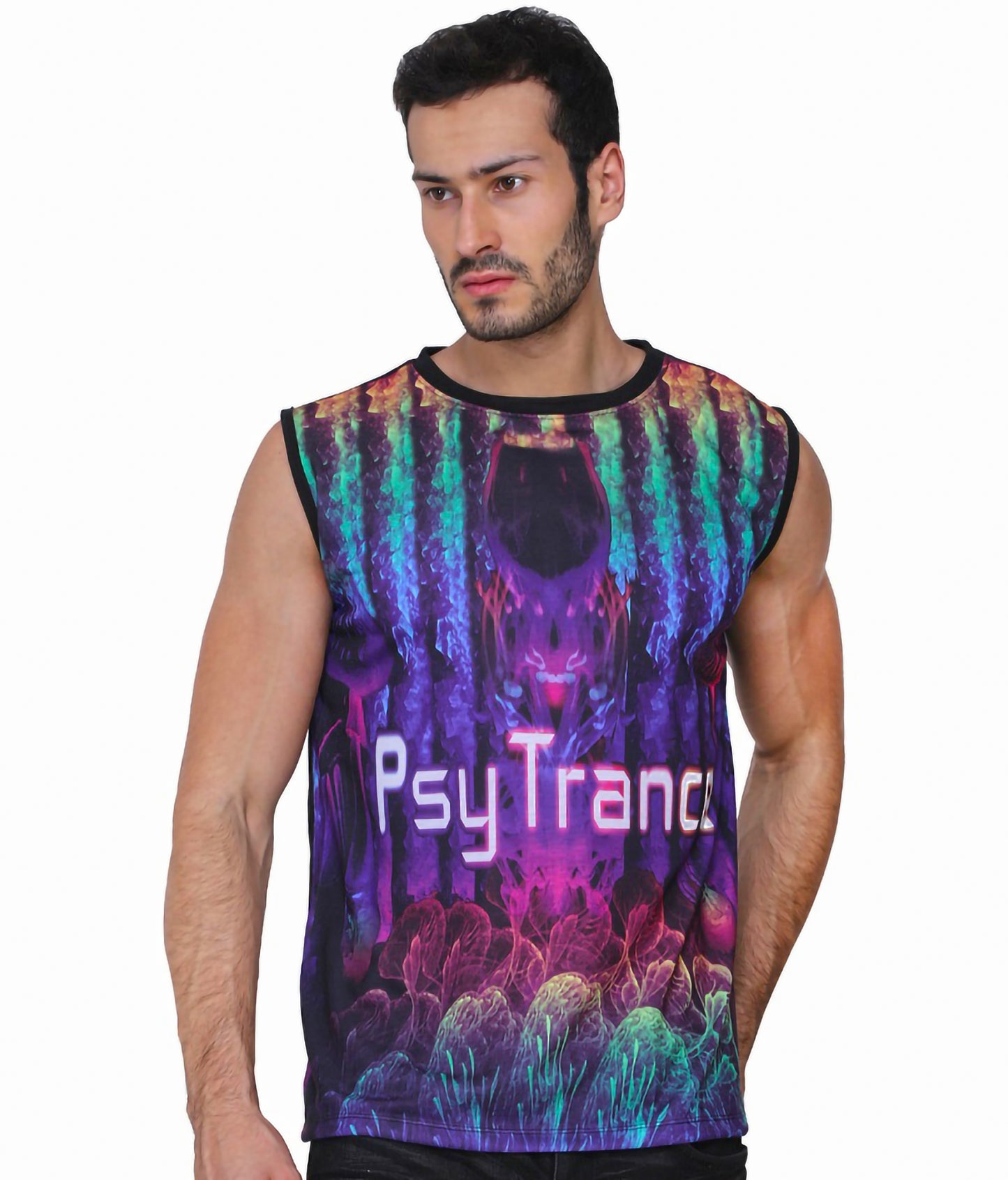 PSY-TRANCE ART | UV Reactive | Festive Fit SANDO