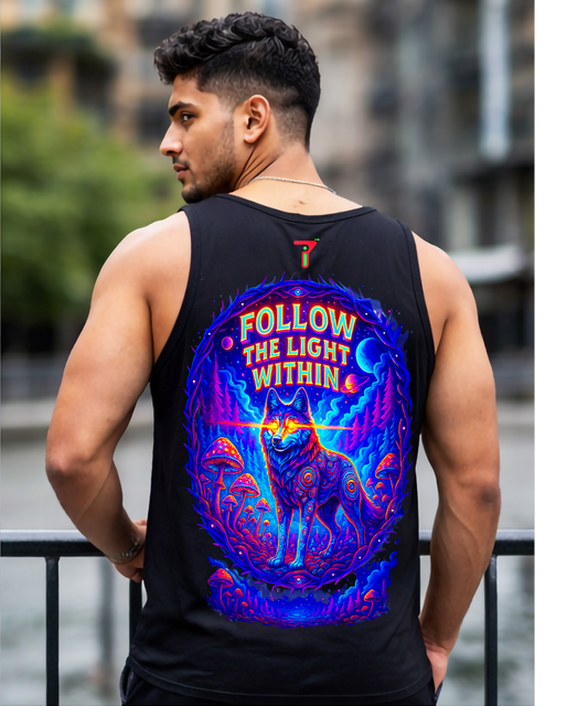 Focus RGB Reactive Tank Top | 210 GSM Cotton | UVFIED
