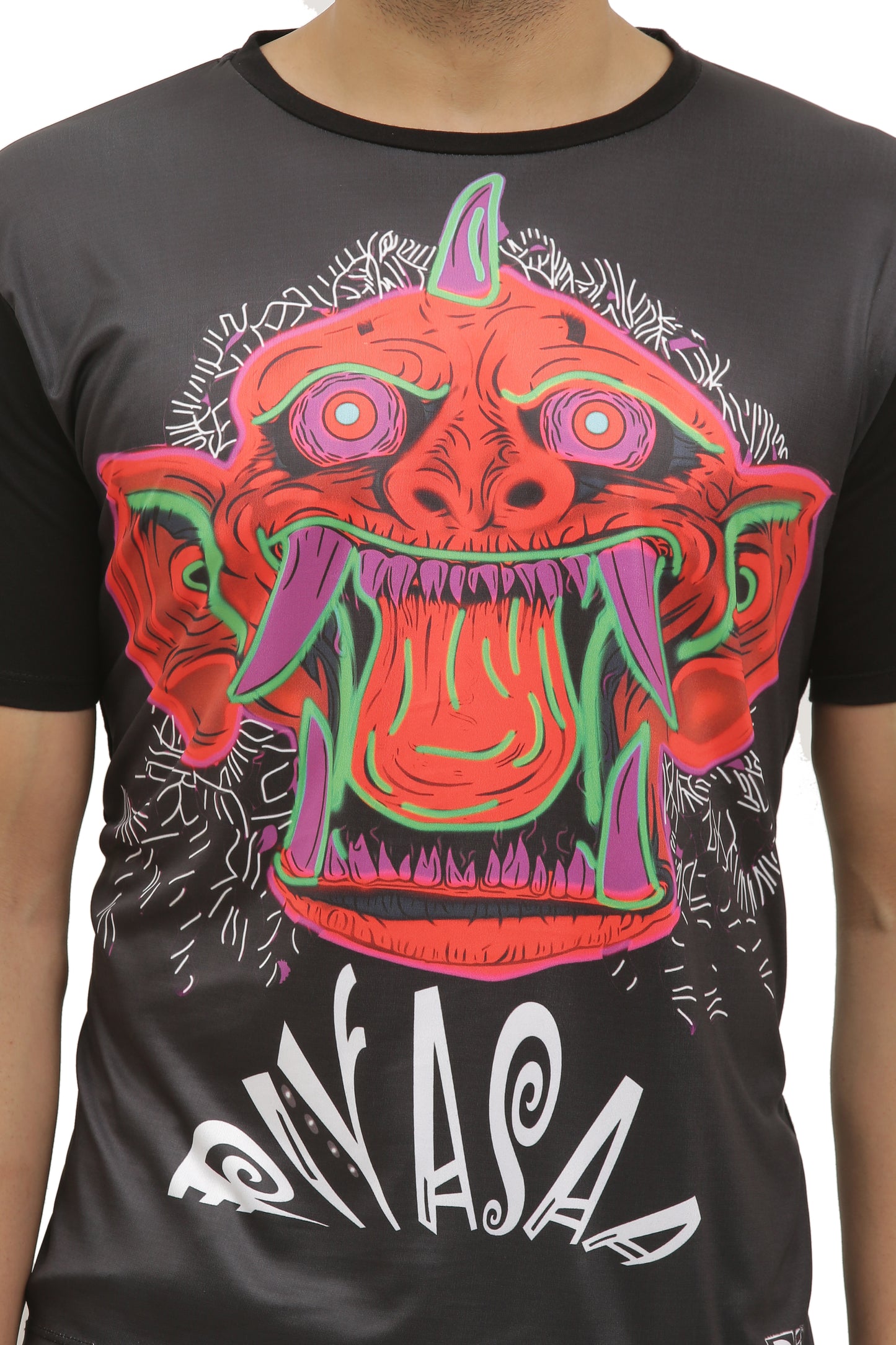 PSY PIYASA PORTAL | UV REACTIVE | DARK CHARACTER | T-SHIRT | 210 GSM