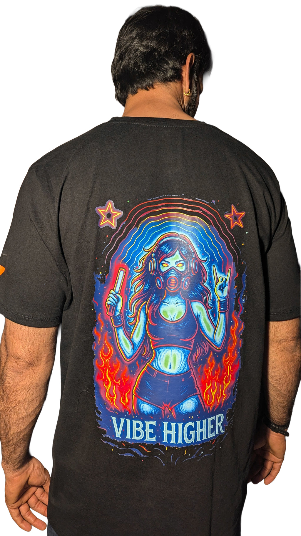 Awakening RGB Reactive Design | Bio-Washed Cotton T-Shirt