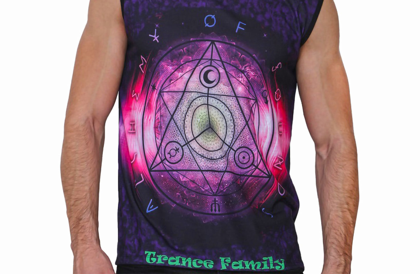 TRANCE FAMILY | UV REACTIVE | FESTIVAL FIT SANDO