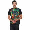 Psy Shiva Meditation | UV Reactive Art T-Shirt | 210 GSM
