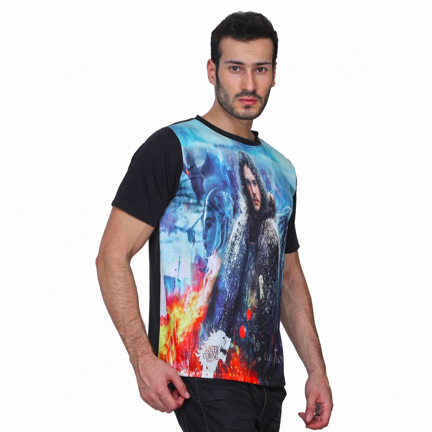 GAME-OF-THRONES | UV Reactive T-SHIRT | 210 GSM