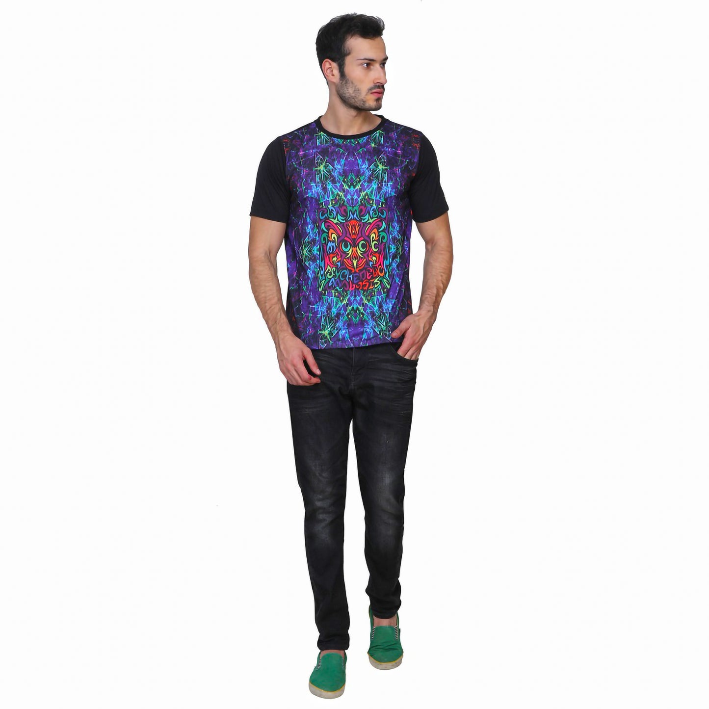 OWL INTERVENTION PORTAL | UV REACTIVE T-SHIRT | 210 GSM