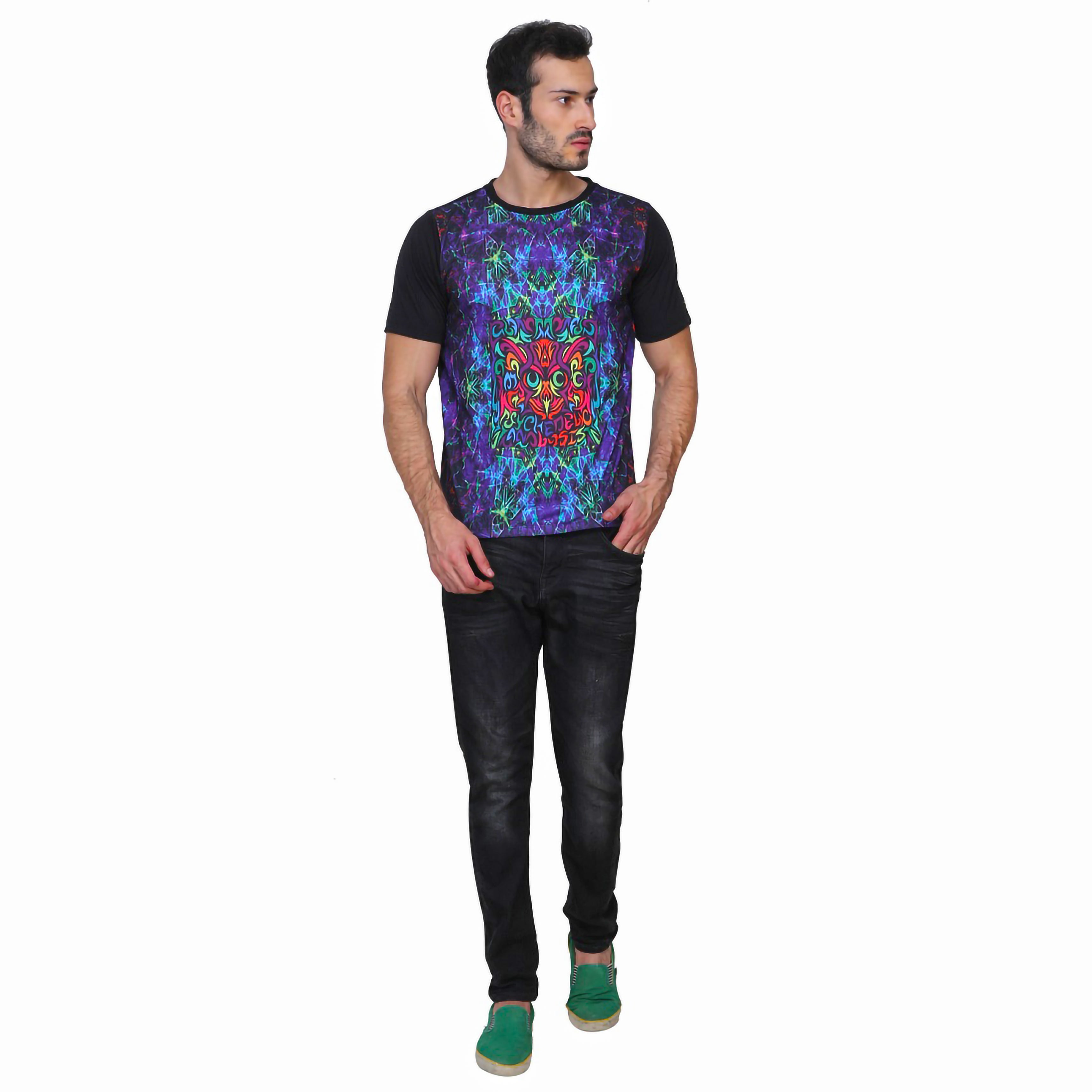 Owl Intervention Portal | UV Reactive T-Shirt | 210 GSM