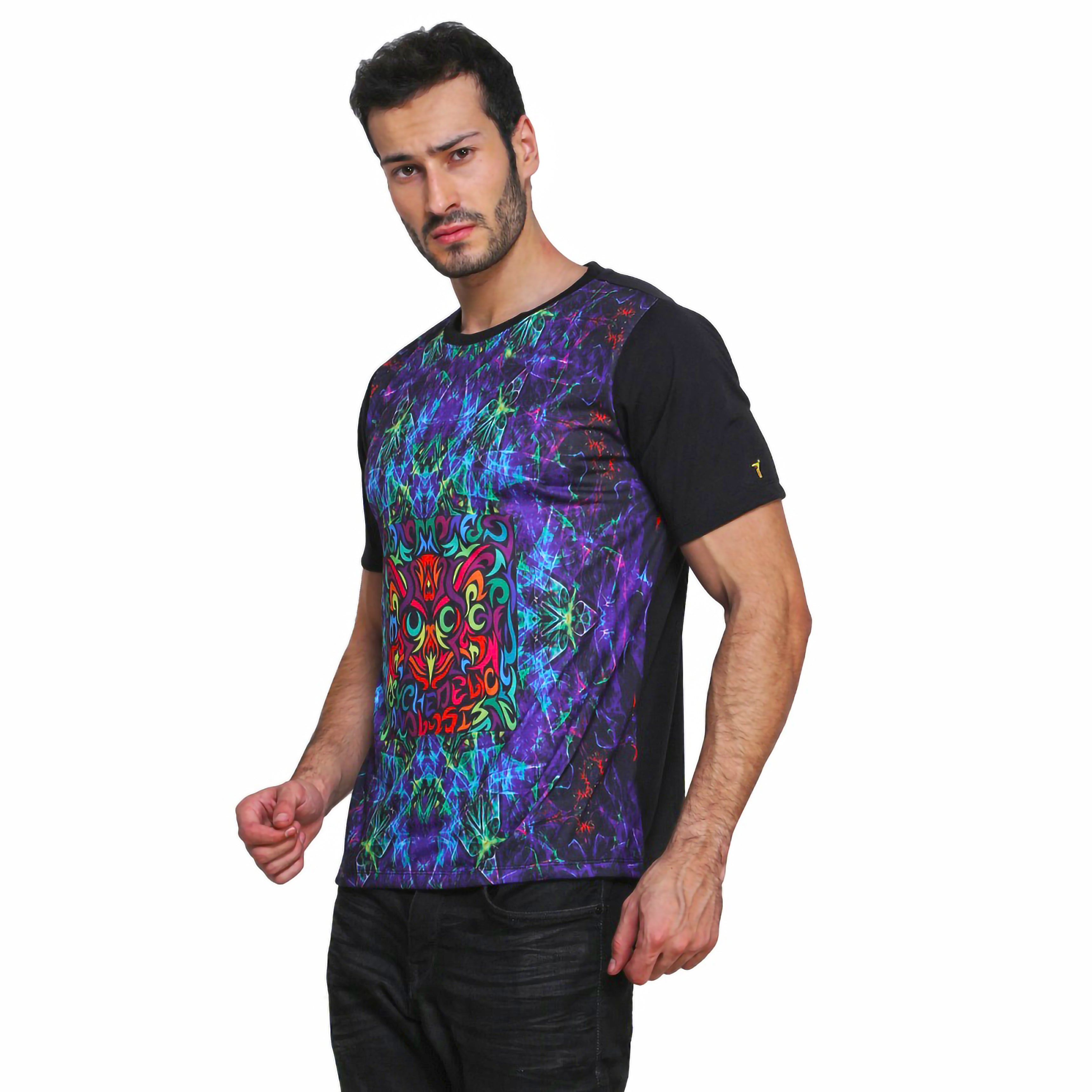 Owl Intervention Portal | UV Reactive T-Shirt | 210 GSM