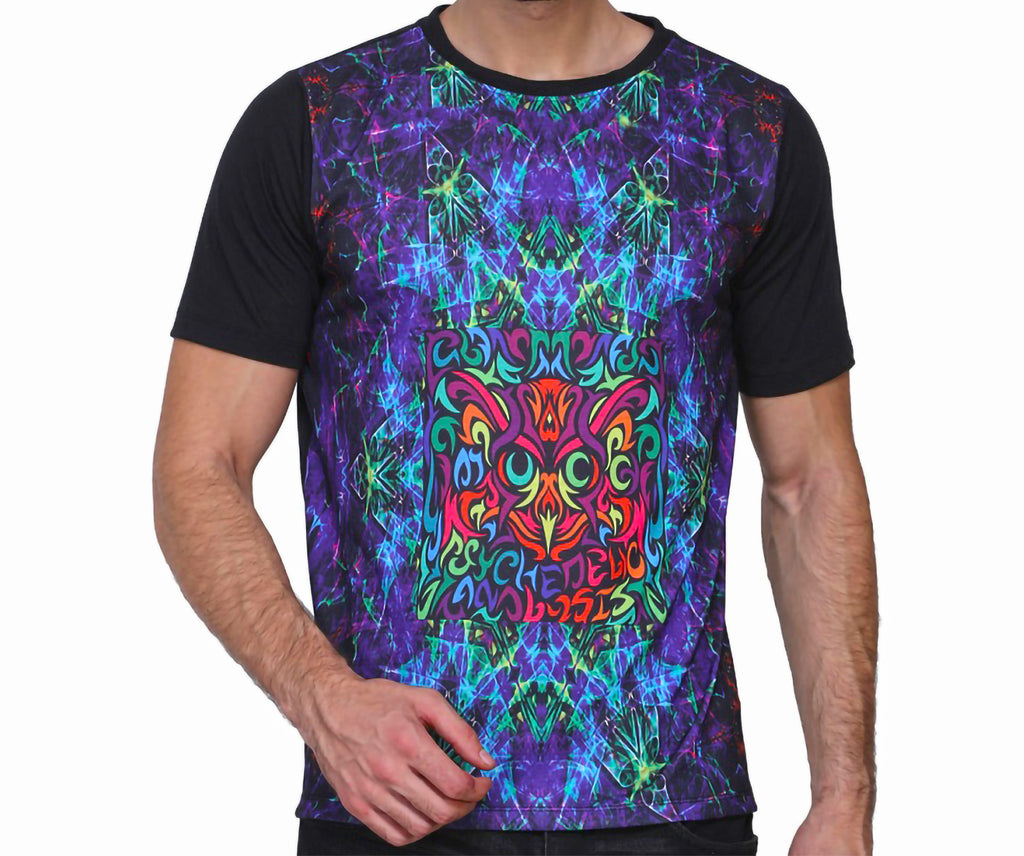 Owl Intervention Portal | UV Reactive T-Shirt | 210 GSM