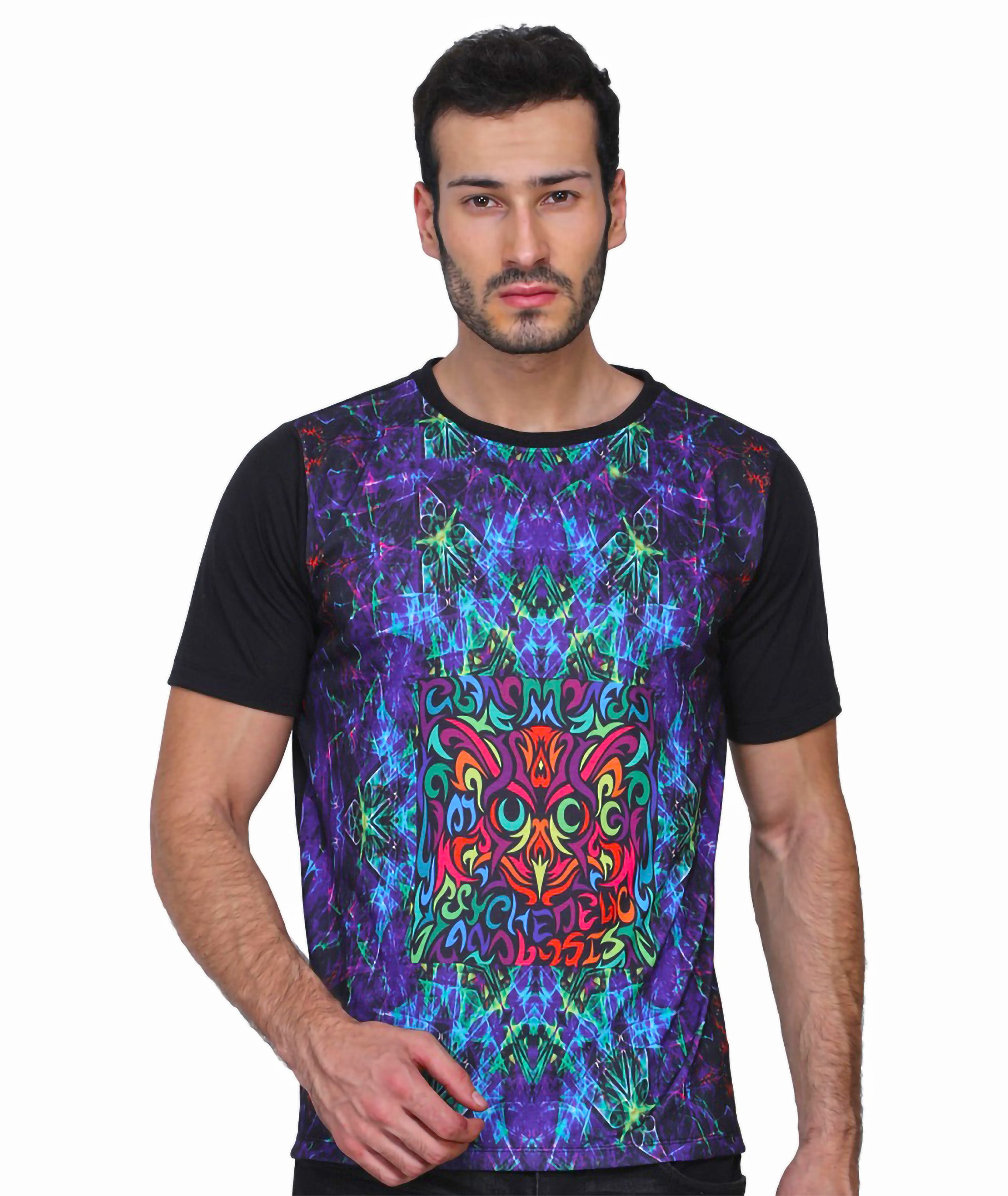 Owl Intervention Portal | UV Reactive T-Shirt | 210 GSM