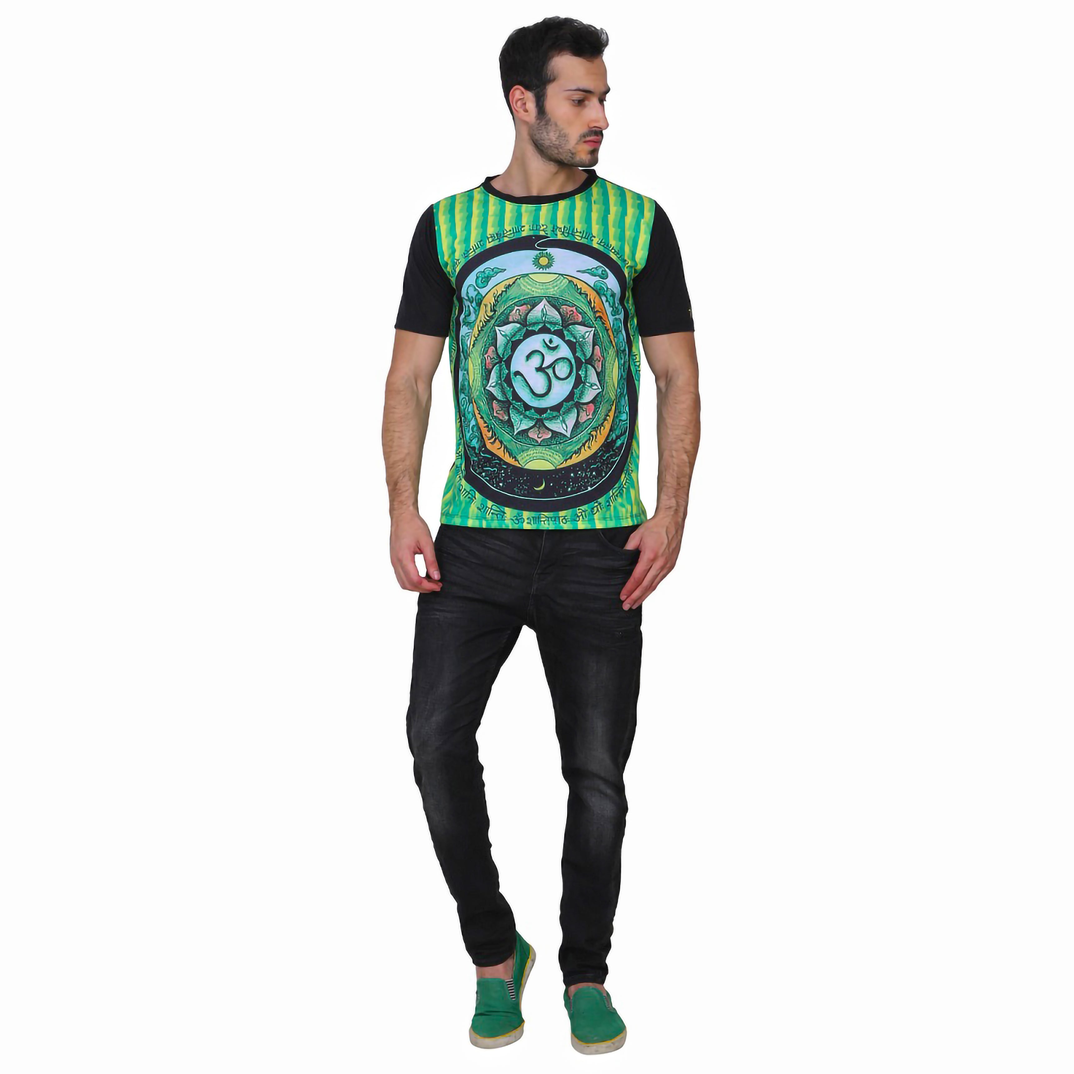 Om Mantra | UV Glow Unisex T-Shirt | 210 GSM