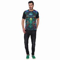 Face Intervention | UV Glow Design T-Shirt | 210 GSM
