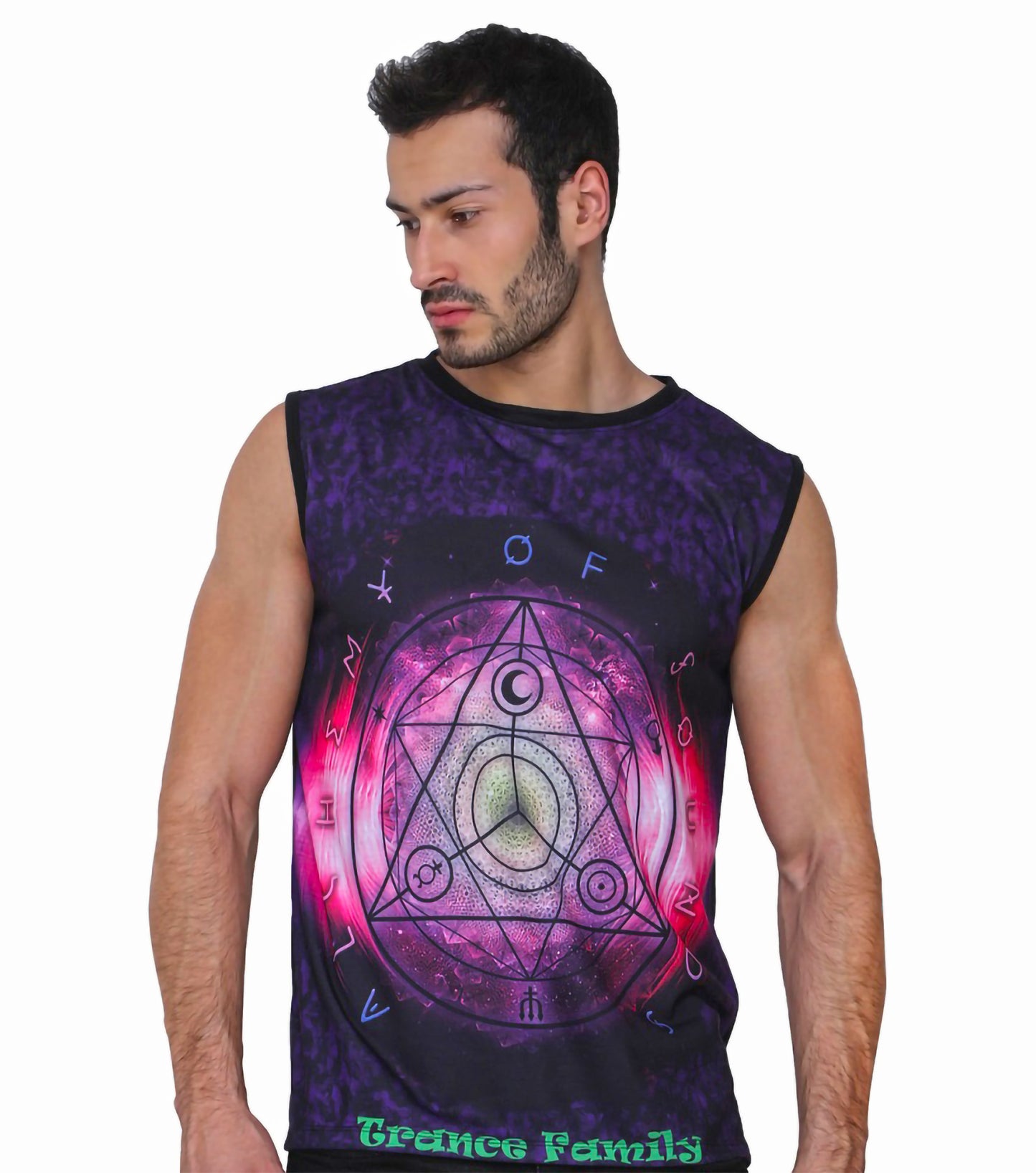 TRANCE FAMILY | UV REACTIVE | FESTIVAL FIT SANDO
