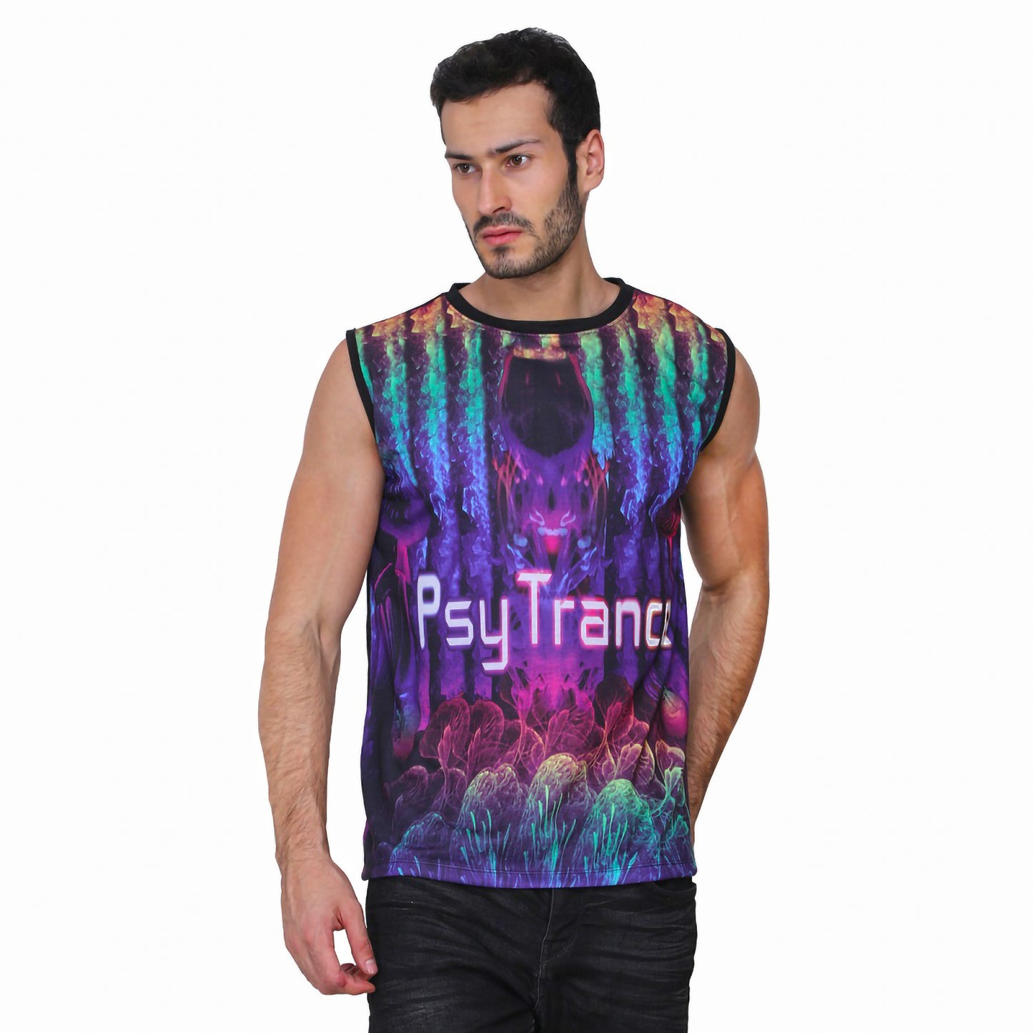 PSY-TRANCE ART | UV Reactive | Festive Fit SANDO