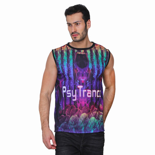 PSY-TRANCE ART | UV Reactive | Festive Fit SANDO