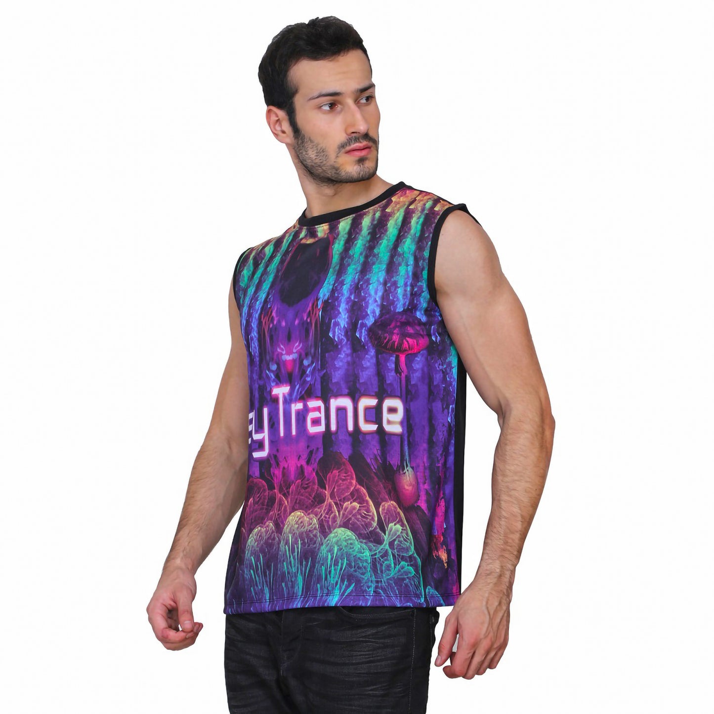 PSY-TRANCE ART | UV Reactive | Festive Fit SANDO