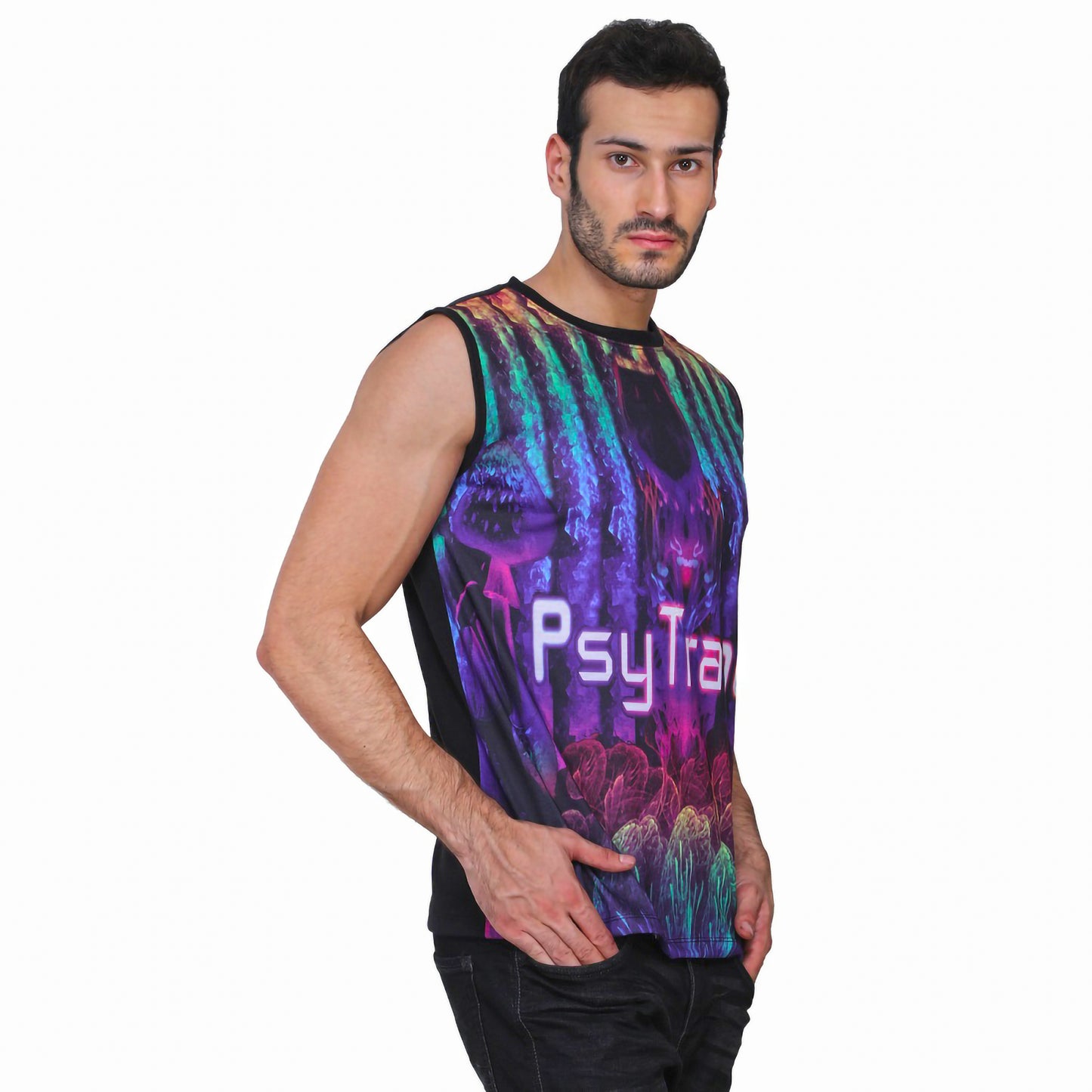 PSY-TRANCE ART | UV Reactive | Festive Fit SANDO