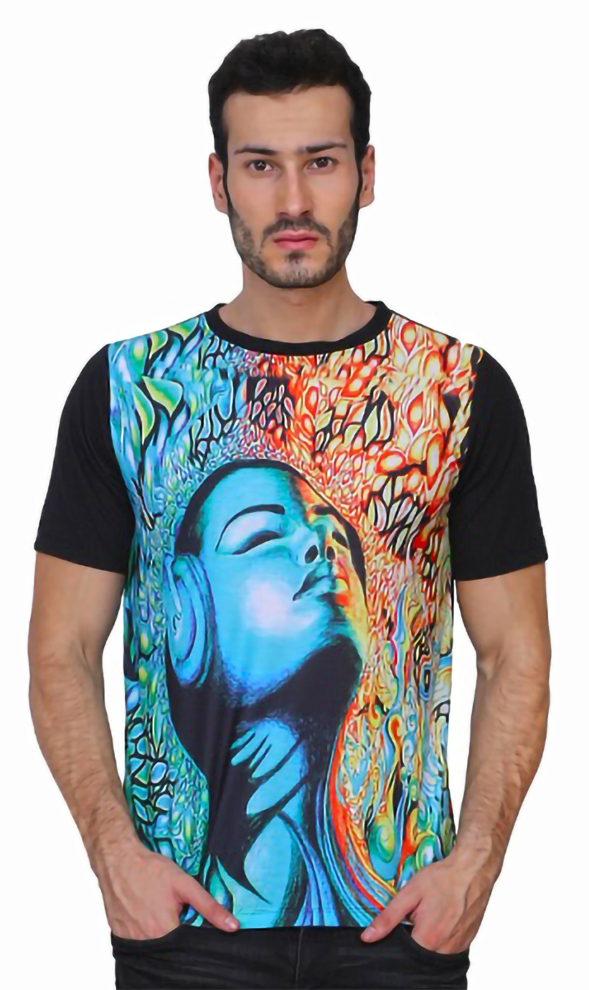 MUSIC CONNECTION PORTAL | UV REACTIVE  T-SHIRT | 210 GSM