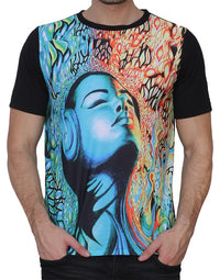 Music Connection Portal | UV Reactive T-Shirt | 210 GSM
