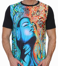 Music Connection Portal | UV Reactive T-Shirt | 210 GSM
