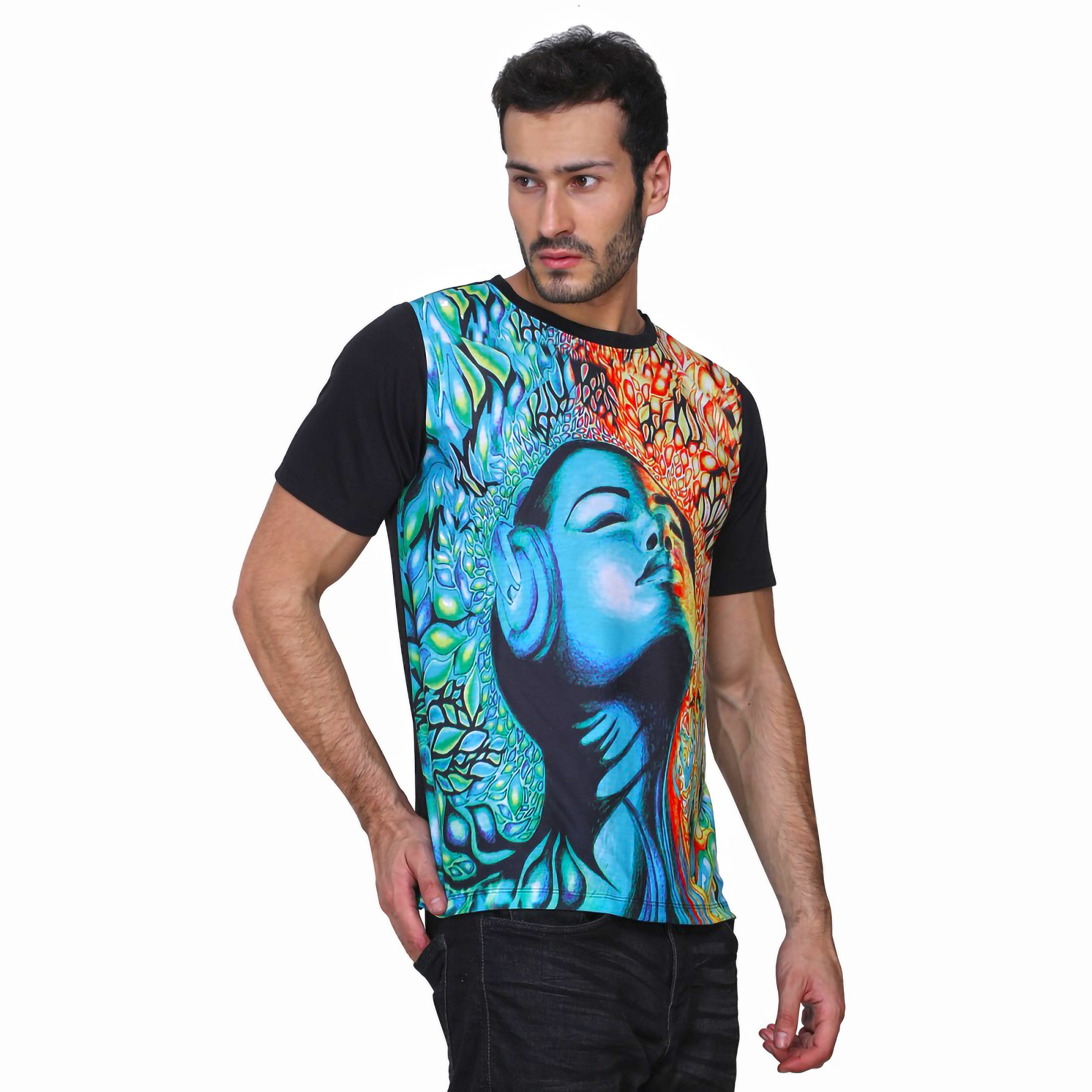 Music Connection Portal | UV Reactive T-Shirt | 210 GSM