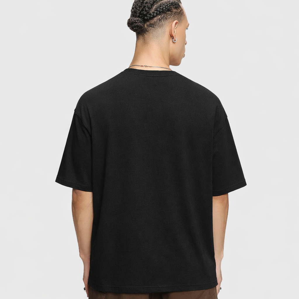 Premium Cotton Terry Oversized T-Shirt | 210 GSM Plain Essential