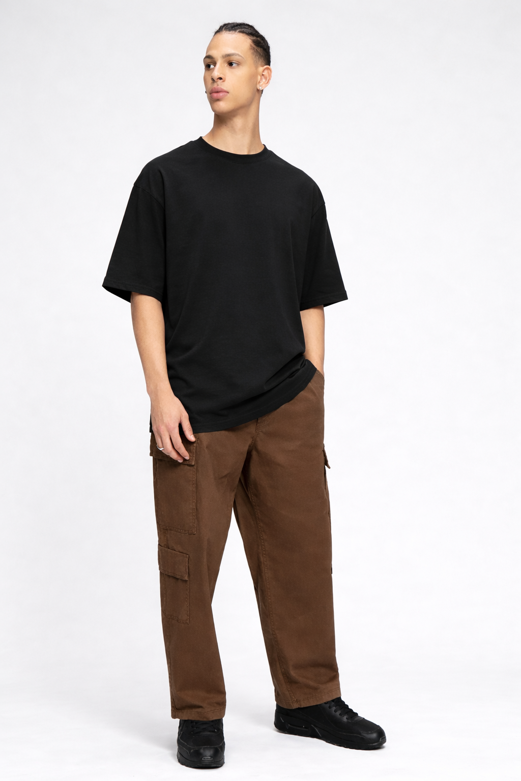 Premium Cotton Terry Oversized T-Shirt | 210 GSM Plain Essential