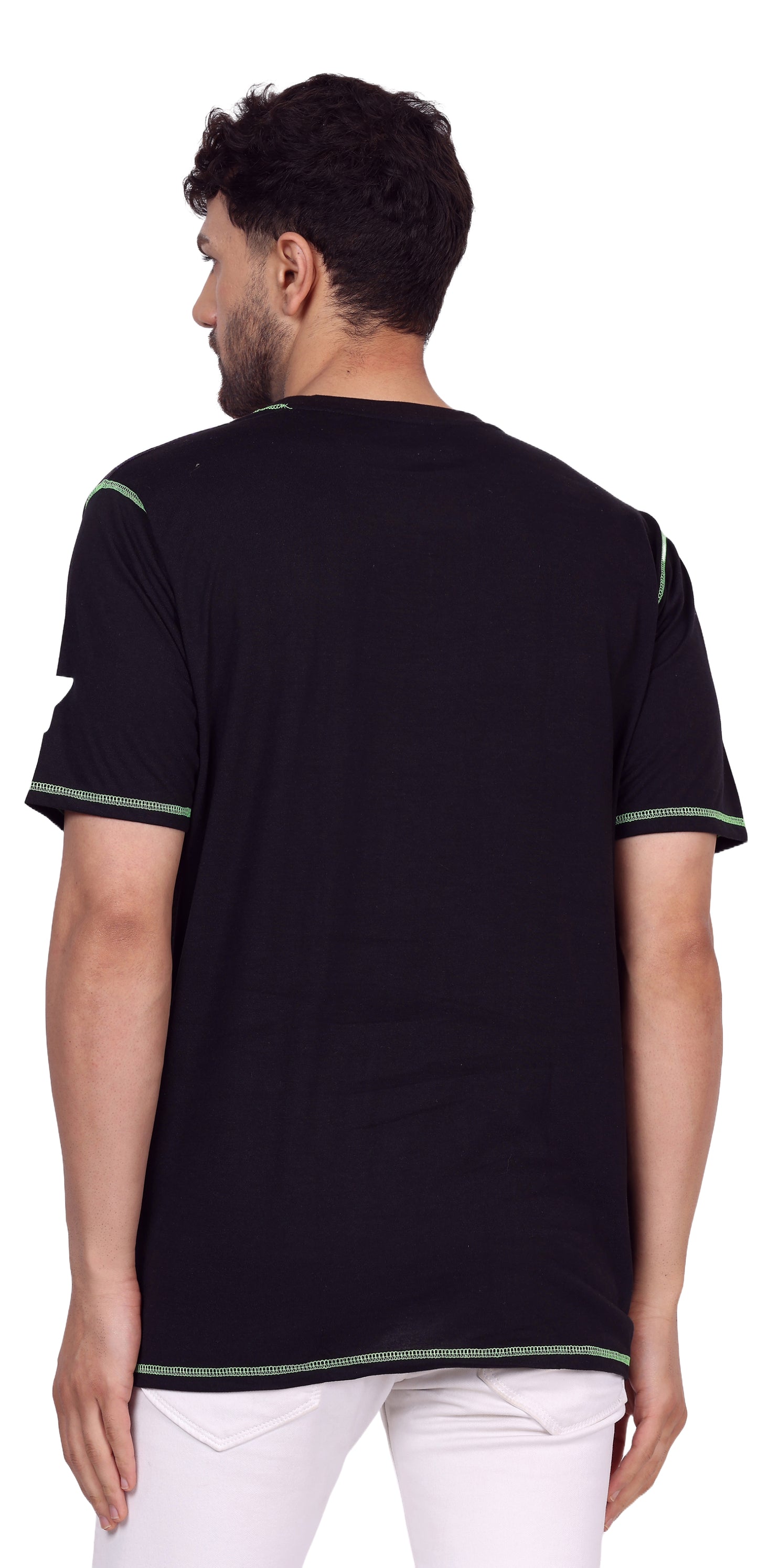 COSMIC  OM-MEDITATION | UV Glow Art | UNISEX T-shirt  | 210 GSM