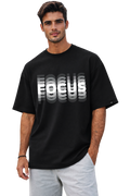 Focus | Oversized Graphic Print Cotton T-Shirt