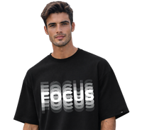 Focus | Oversized Graphic Print Cotton T-Shirt