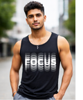 Focus | RGB Reactive Cotton Tank Top | 210 GSM