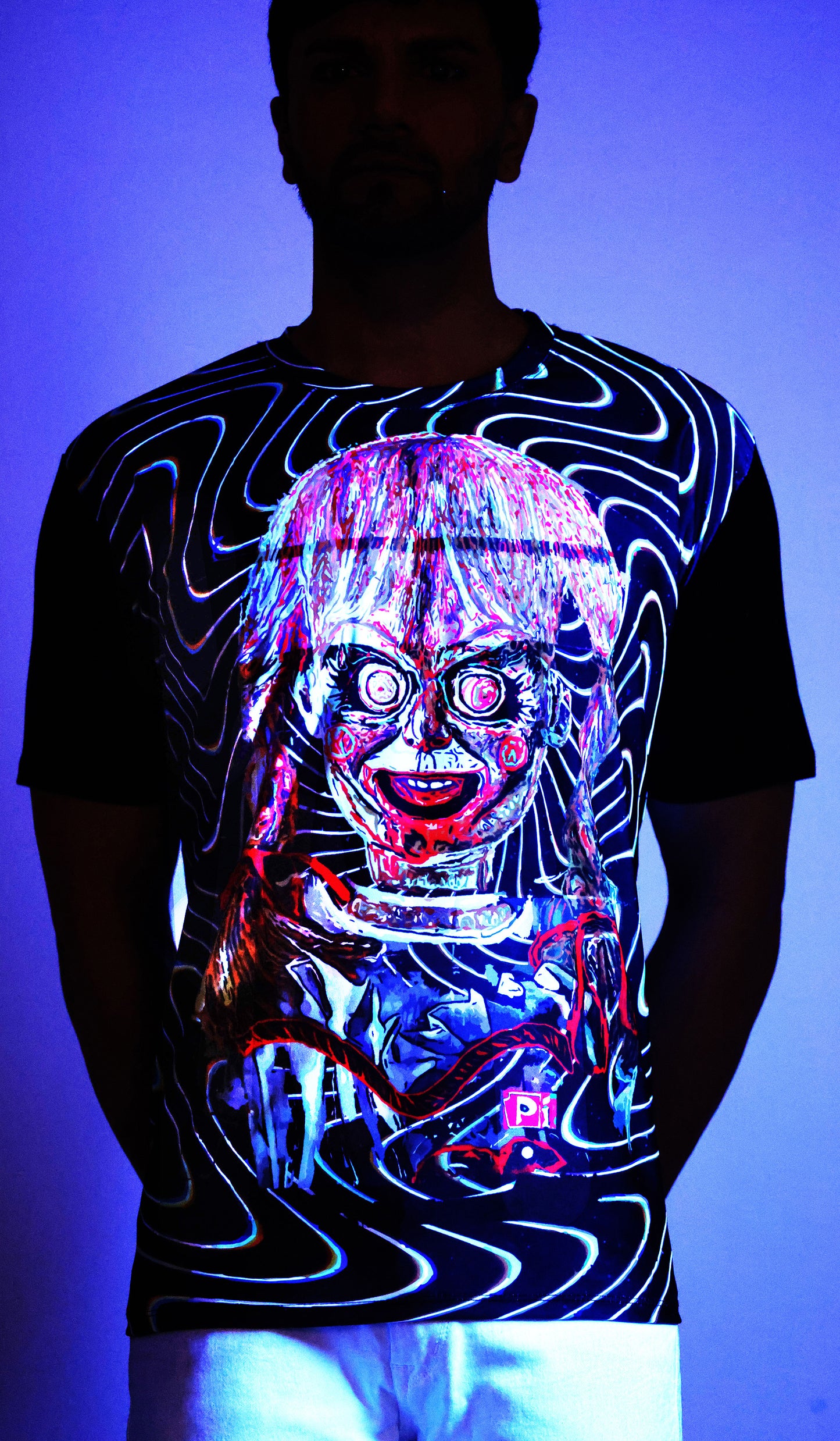 PSY ANNABELLE  |  MYSTIC PORTAL | UV Reactive ART | Unisex T-SHIRT | 210 GSM