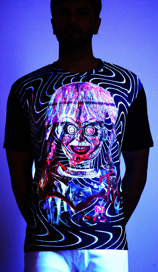 PSY ANNABELLE  |  MYSTIC PORTAL | UV Reactive ART | Unisex T-SHIRT | 210 GSM