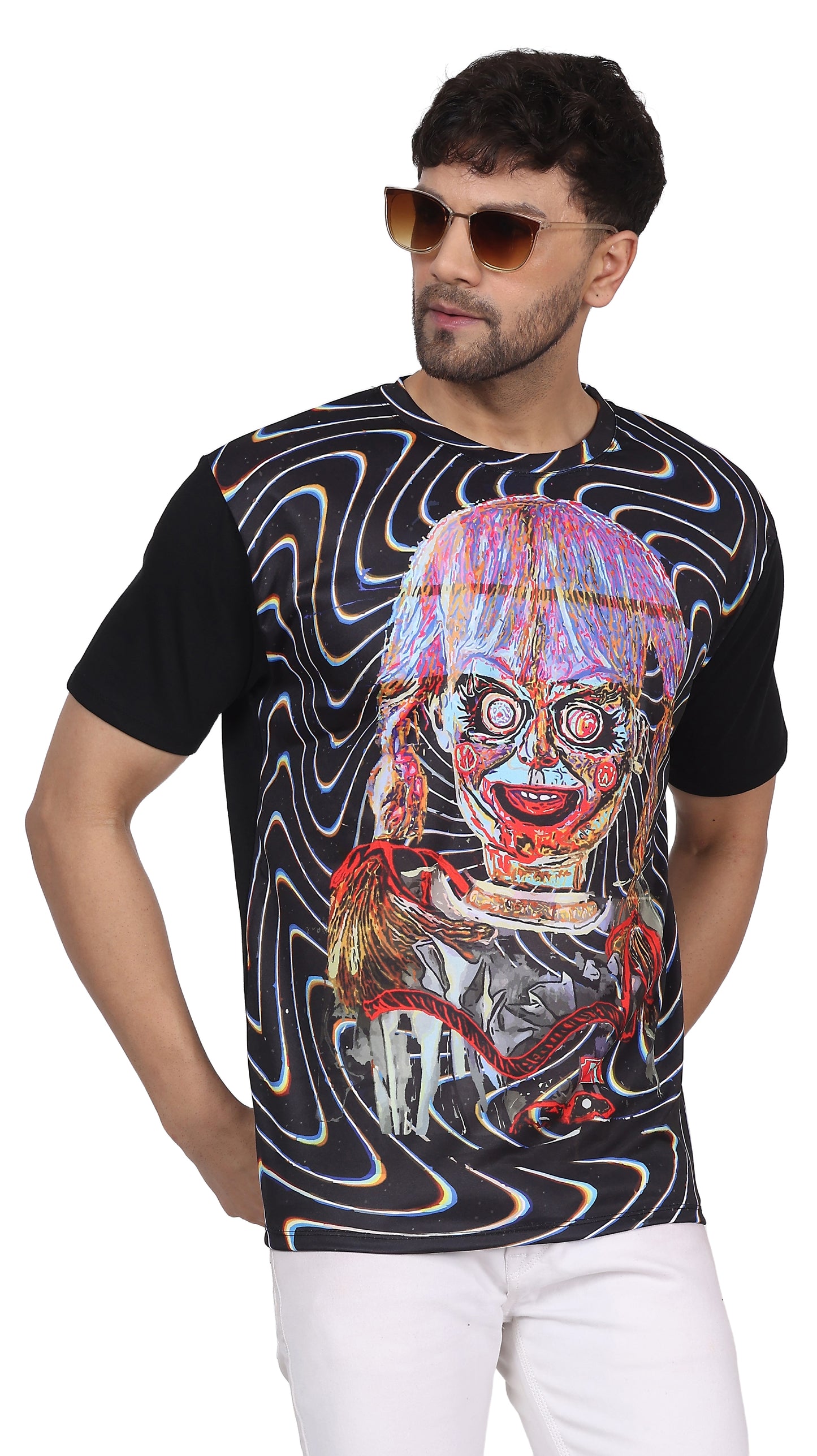 PSY ANNABELLE  |  MYSTIC PORTAL | UV Reactive ART | Unisex T-SHIRT | 210 GSM