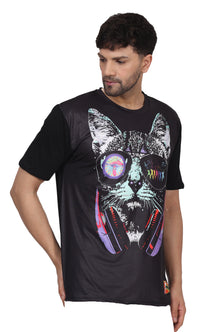 Psy DJ Pussy | UV Reactive Unisex T-Shirt | 210 GSM