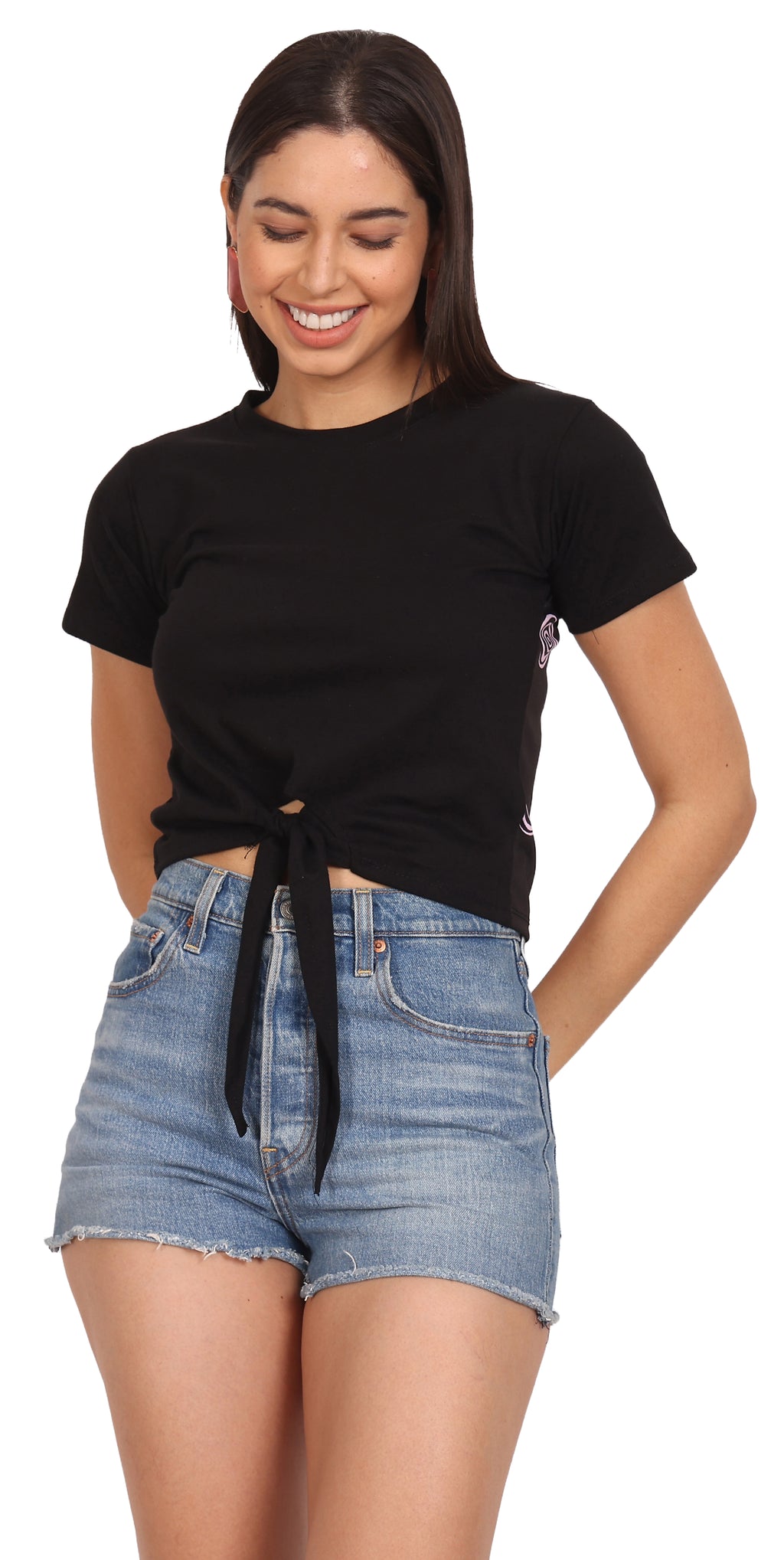 Think Evil | UV Reactive Crop Top | Festival & Streetwear