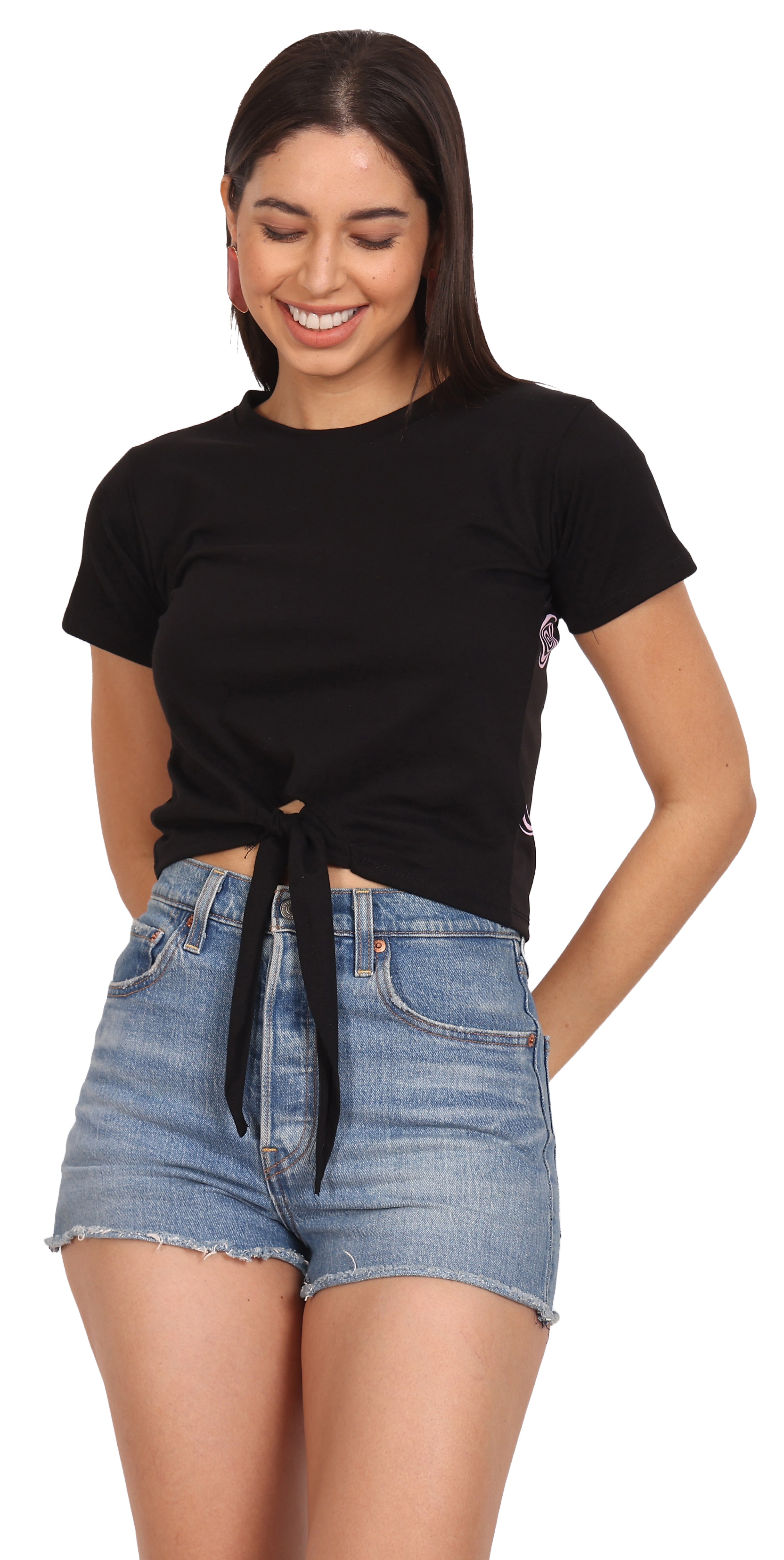Think Evil | UV Reactive Crop Top | Festival & Streetwear