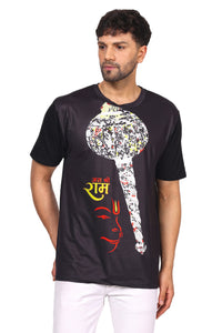 Psy Hanuman Gada | UV Glow Unisex T-Shirt | 210 GSM