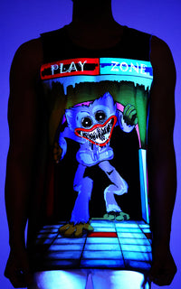 Psy Huggy Buggy Play | UV Reactive All Over Print Sando