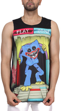 Psy Huggy Buggy Play | UV Reactive All Over Print Sando