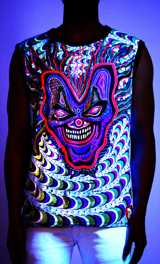 INSANE-MYSTIC JOKER | All Over Design | UV Reactive SANDO