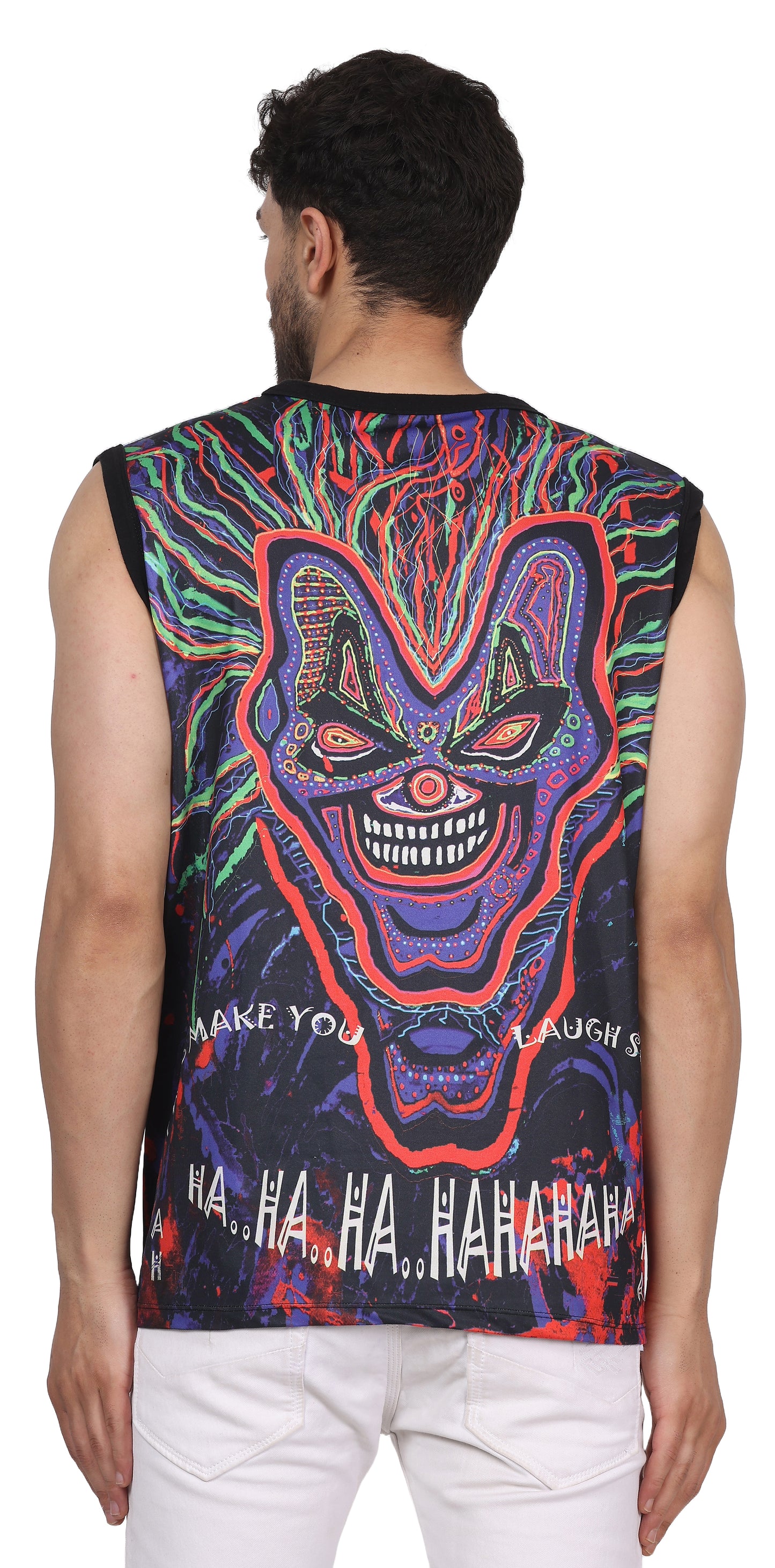 INSANE-MYSTIC JOKER | All Over Design | UV Reactive SANDO
