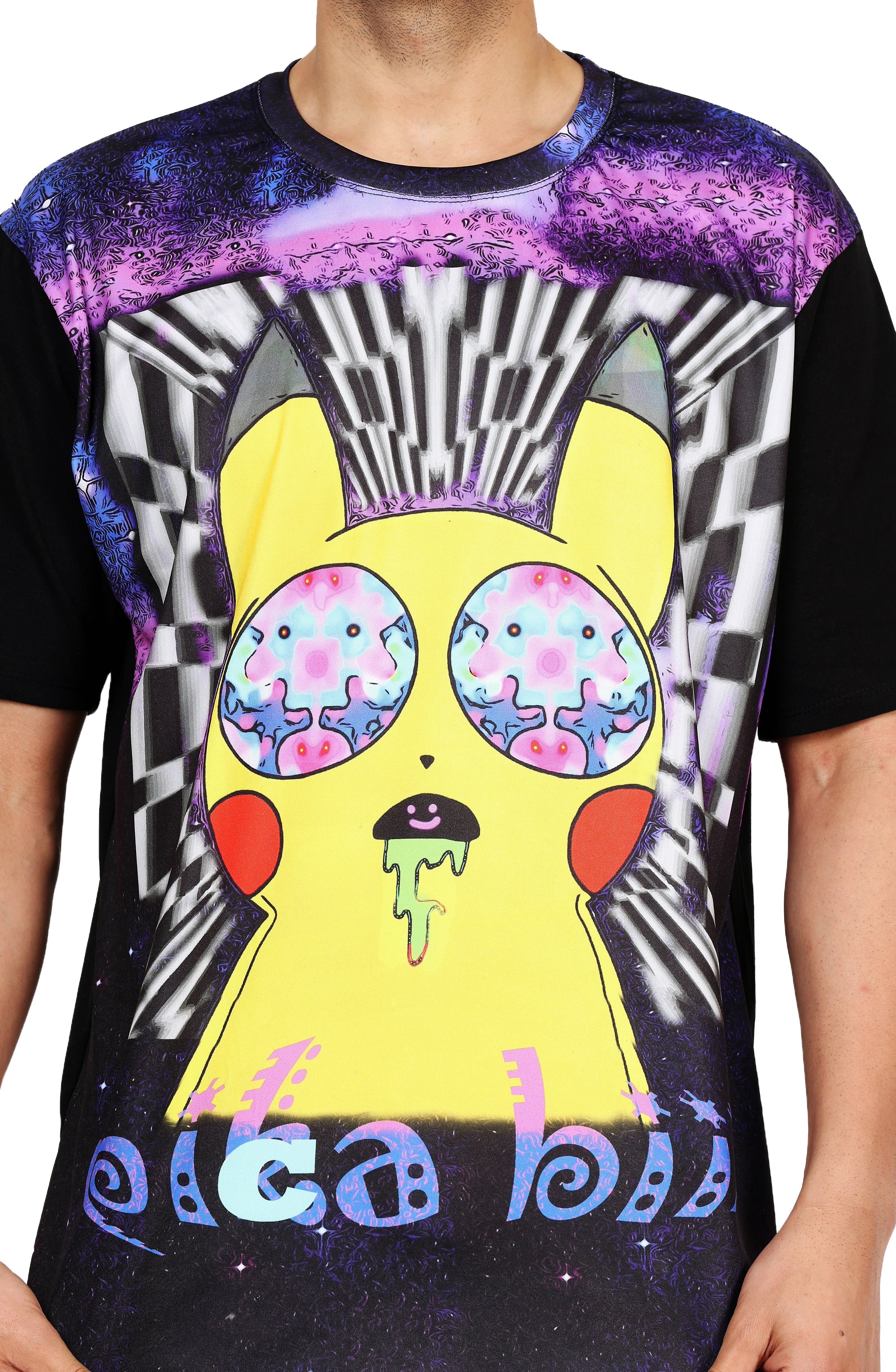Psy Pica Thunderbolt | UV Reactive Art T-Shirt | 210 GSM