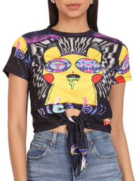 Psy Pica-Bi | UV Reactive Crop Top | Festival & Rave