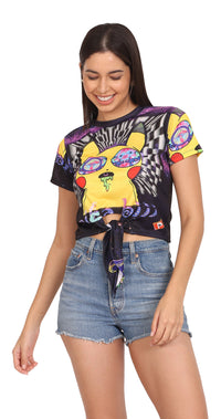 Psy Pica-Bi | UV Reactive Crop Top | Festival & Rave