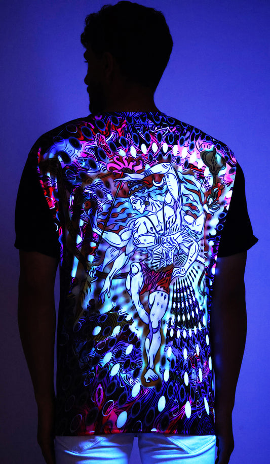 PSY SHIVA NATARAJ | REVERSE-EDITION | SPIRITUAL JOURNEY| T-SHIRT | 210 GSM