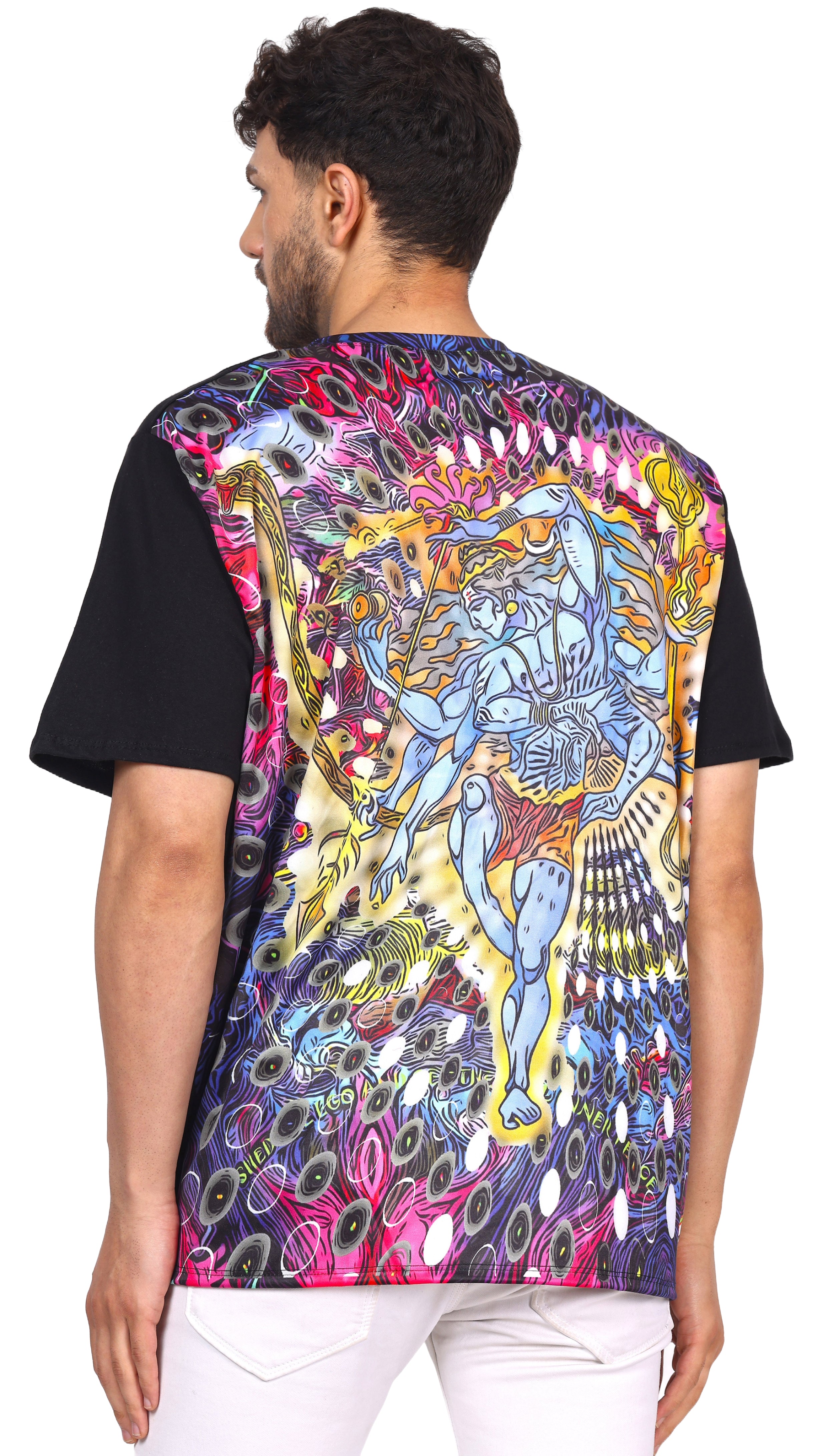 Psy Shiva Nataraj Reverse Edition | Spiritual T-Shirt | 210 GSM
