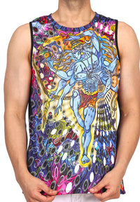 Psy Shiva Nataraj | UV Reactive Spiritual Journey Sando | 210 GSM