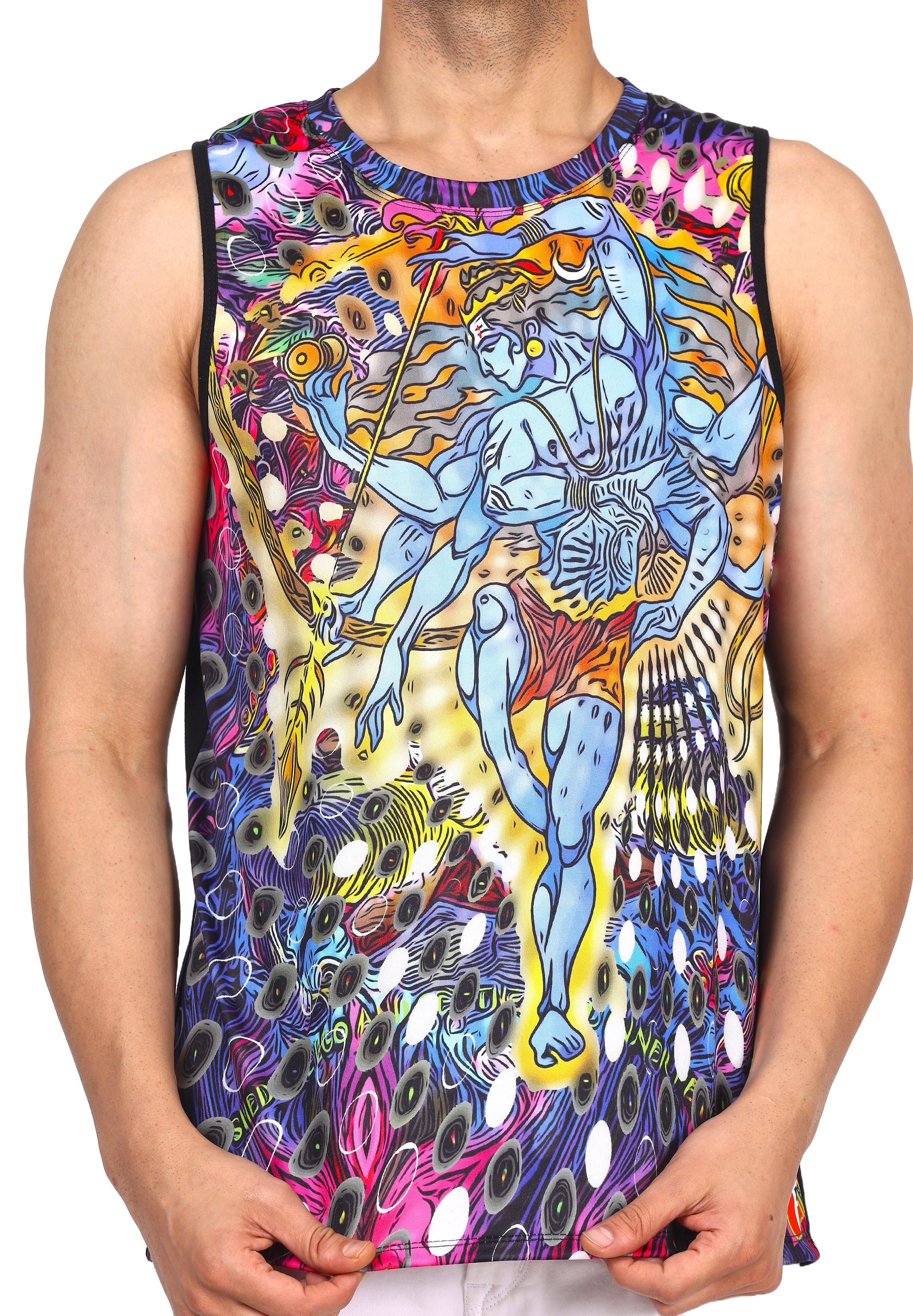 Psy Shiva Nataraj | UV Reactive Spiritual Journey Sando | 210 GSM