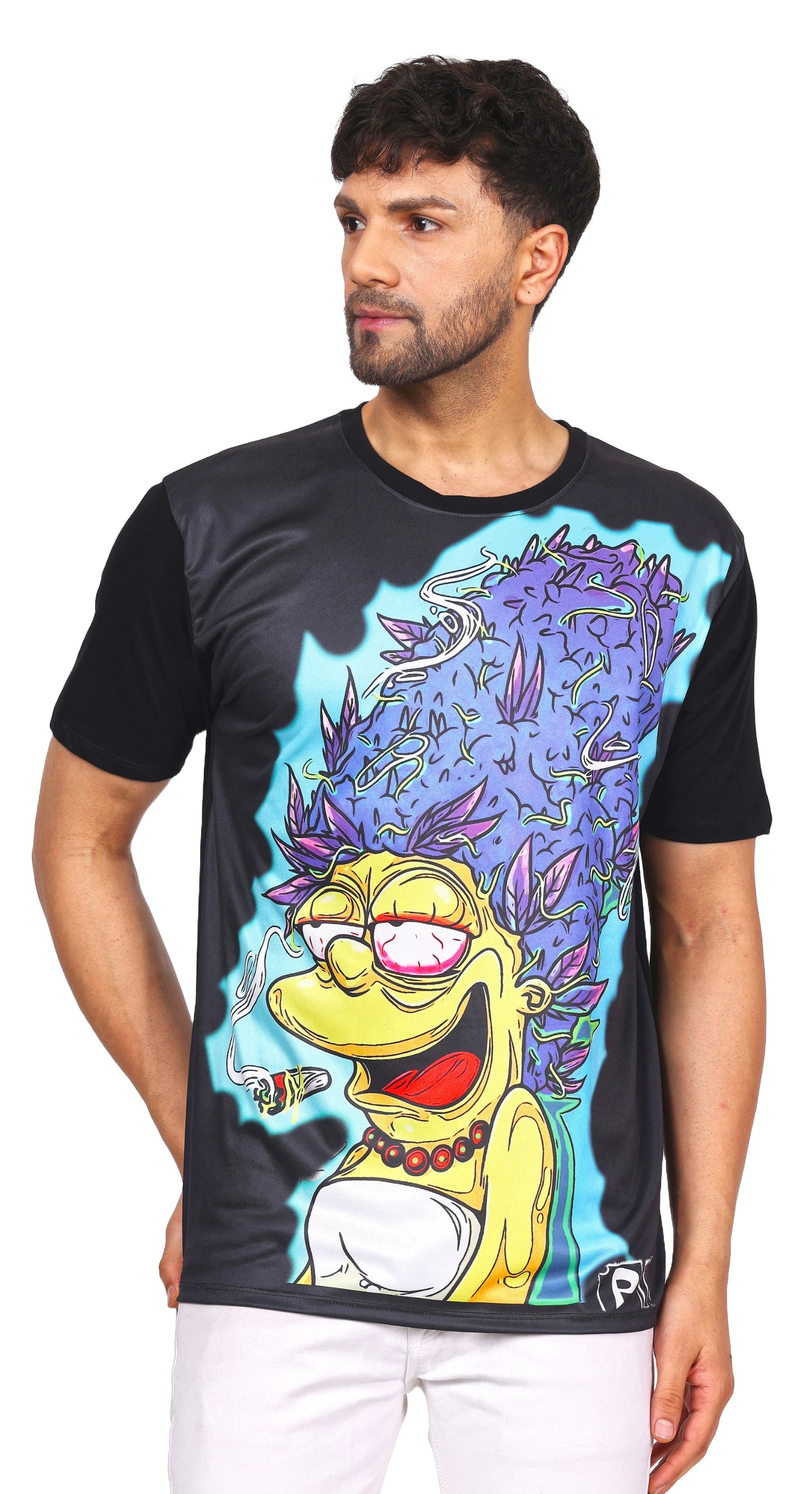 PSY MARGE - HYBRID TRIP | UV Glow Art | Unisex T-SHIRT  | 210 GSM