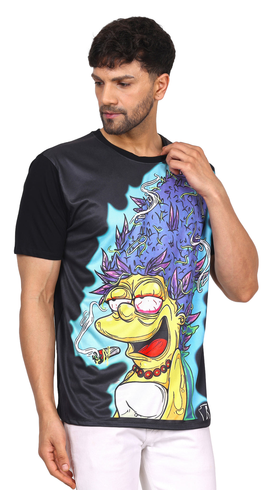 Psy Marge Hybrid Trip | UV Glow Unisex T-Shirt | 210 GSM