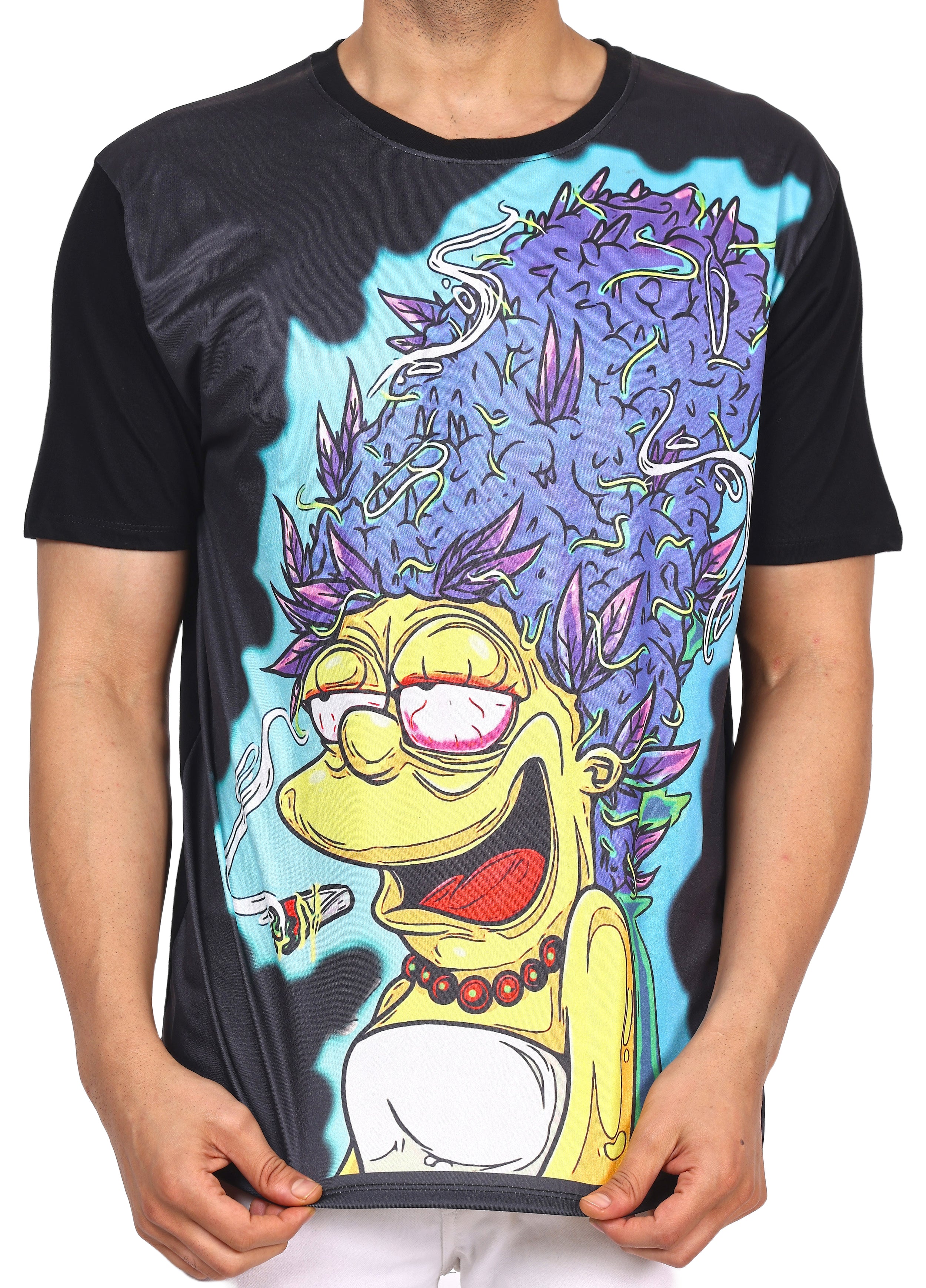 Psy Marge Hybrid Trip | UV Glow Unisex T-Shirt | 210 GSM